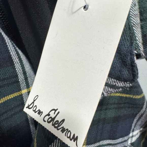 Sam Edelman Split Chiffon-Back Shirt - Picture 8 of 16